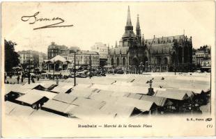 Roubaix, Grand Square, market