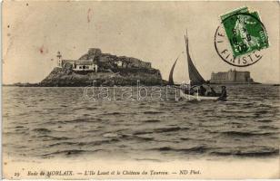 Morlaix, Ile Louet, Chateau du Taureau / island, castle