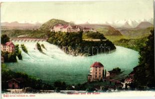 Rhine Falls, Rheinfall; Alpen