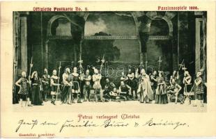 1900 Oberammergau, Passionsspiele Offizielle Postkarte  No. 8., Petrus verleugnet Christus / passion play