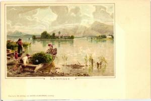 Chiemsee, Serie II. 16. Wezel &amp; Naumann litho