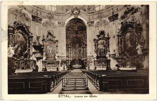 Ettal, Inneres der Kirche / church interior