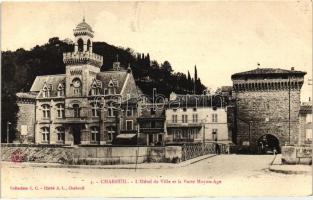 Chabeuil, Hotel de Ville, Porte Moyen-Age / town hall, gate