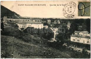 Saint-Nazaire-en-Royans, railway station district