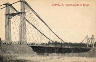 Zaragoza, Puente Colgante del Gallego / bridge