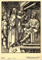 Christus von Herodes; Die kleine Passion 16.; F.A. Ackermanns Kunstverlag A. 3168. s: A. Dürer