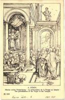 The presentation of the Virgin in the Temple; F.A. Ackermann's Kunstverlag A. 2482. s: A. Dürer