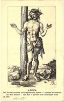 The Man of Sorrows with outstreched Arms; F. A. Ackermann's Kunstverlag A. 2604. s: A. Dürer