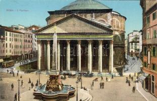 Rome, Roma; Il Pantheon, Fontana del Pantheon