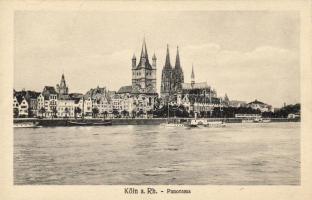 Köln, Cathedral, Great St. Martin Church, steamship