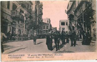 Thessaloniki, Salonique; Grand Rue E. Venizelos / street