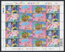 Gyermeknap kisív, Children's day minisheet