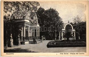 Palermo, Villa Giulia, Piazza del Centro / villa, square