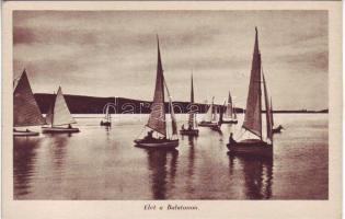 Balaton, vitorlás hajók