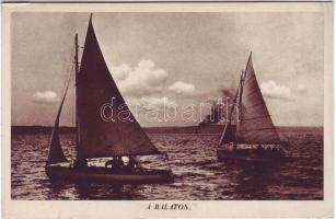 Balaton, vitorlás hajók