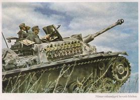 WWII German cannon in mission, WWII Német rohamágyú bevetés közben