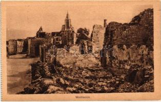 Montfaucon, WWI destroyed buildings