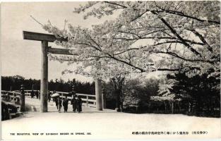 Ise, Uji-Bashi Bridgh in spring