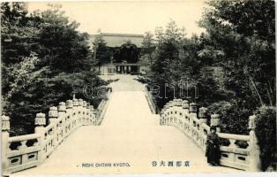 Kiotó, Nishi Otani, buddhista templom, Kyoto, Nishi Ohtani, Buddhist Temple