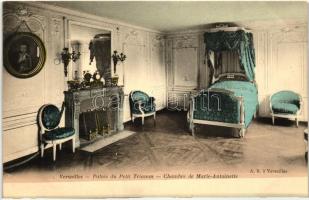 Versailles, Palais du Petit Trianon, Chambre de Marie Antoinette / palace, interior