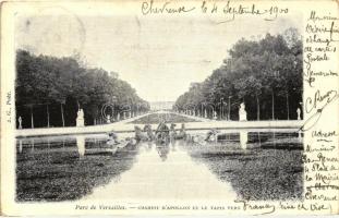Versailles, Park, Chariot d'Apollon, Tapis Vert / fountain (EK)