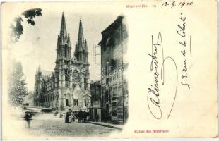 Marseille, Eglise des Reformes / church, street, shop