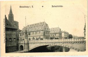 Strasbourg, Strassburg i. E.; Rabenbrücke / bridge