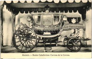 Madrid, Reales Caballerizas, Carroza de la Corona / royal barns, crown carriage