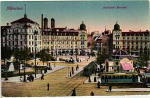 München, Karlstor-Rondell / square, trams