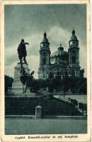 Cegléd, Kossuth statue, Protestant church, Cegléd, Kossuth szobor, Református templom