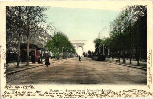 Paris, Avenue de la Grande Armée, urban railway