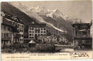 Chamonix, Arve, Mont Blanc, Hotel Poste Annexe, Chocolat Menier / mountains, hotels, chocolate shop, shop of Vacheron Constantin