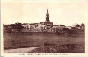 Bessenay, Route de la Brevenne / road