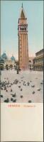 Venice, Venezia; Campanile / bell tower, minicard (13,8 cm x 4,2 cm)