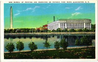 Washington, New Bureau of printing and engraving on Potomac Park Basin