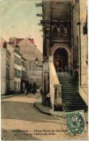 Pontoise, Petit Porte de Saint, Rue de l'Hotel de Ville / street, church, shoe shop