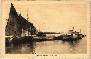 Peschiera del Garda, port, steamship