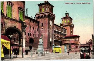 Ferrara, Piazza della Pace / square, omnibus