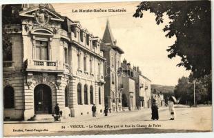 Vesoul, La Caisse d'Epargne, Rue du Champ de Foire / street, savings bank