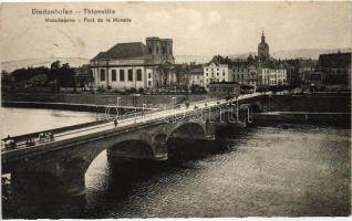 Thionville, Diedenhofen; Moselle bridge