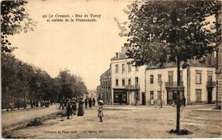 Le Creusot, Rue de Torcy, entry to the Promenade
