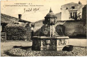 Saint-Saturnin, Mon Village, Fontaine Renaissance