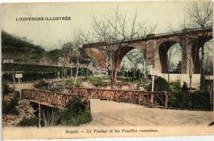 Royat, Viaduc, Fouilles romaines / viaduct, Roman excavations
