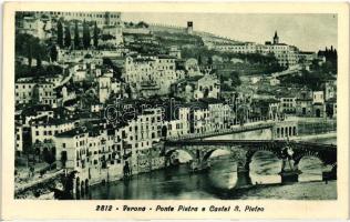 Verona, Ponte Pietra, Castel S Pietro / bridge, castle