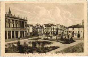 Vicenza, Piazza Vittorio Emanuele, Museo Civico / square, museum, tram
