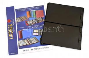 Multi Collect albumlap - MU1312, "Multi collect" pages with 2 strips 1312 (122 mm) per page, black - pack of 10, Multi collect Blätter mit 2 Streifen 1312 (122 mm) pro Seite, schwarz, 10er-Packung