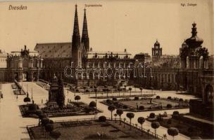 Dresden, Sophienkirche, Kgl. Zwinger / church, palace