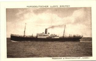 Norddeutscher Lloyd Bremen, Passagier &amp; Frachtdampfer &quot;Cassel&quot;