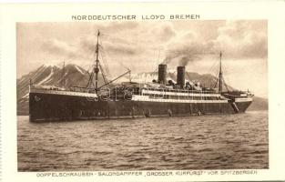 Norddeutscher Lloyd Bremen, Doppelschrauben Salondampfer &quot;Grosser Kufürst&quot; von Spitzbergen