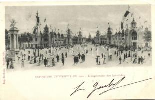 1900 Paris, Exposition Universelle, Esplanade des Invalides / promenade